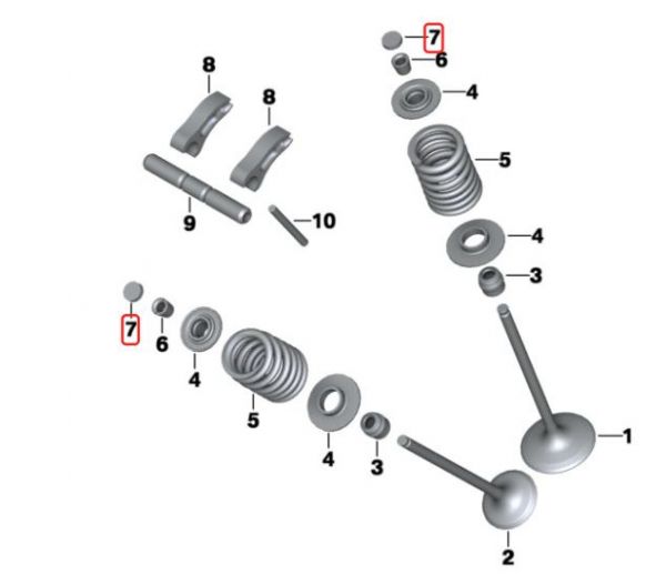 Einstellplättchen Shims Adjusting plate R1200 S1000RR F 750-850 Einstellplättchen Shims Adjusting plate R1200 S1000RR F 750-850